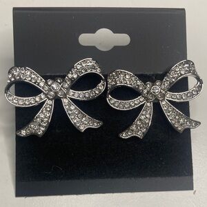 Sparkling Bow Earrings